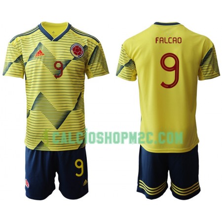 Colombia FALCAO 9 Bambino Maglia Prima Copa América 2019 Manica Corta (+ Pantaloncini)
